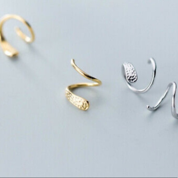 NEW Sterling silver/18k gold plated earrings - Picture 8 of 8